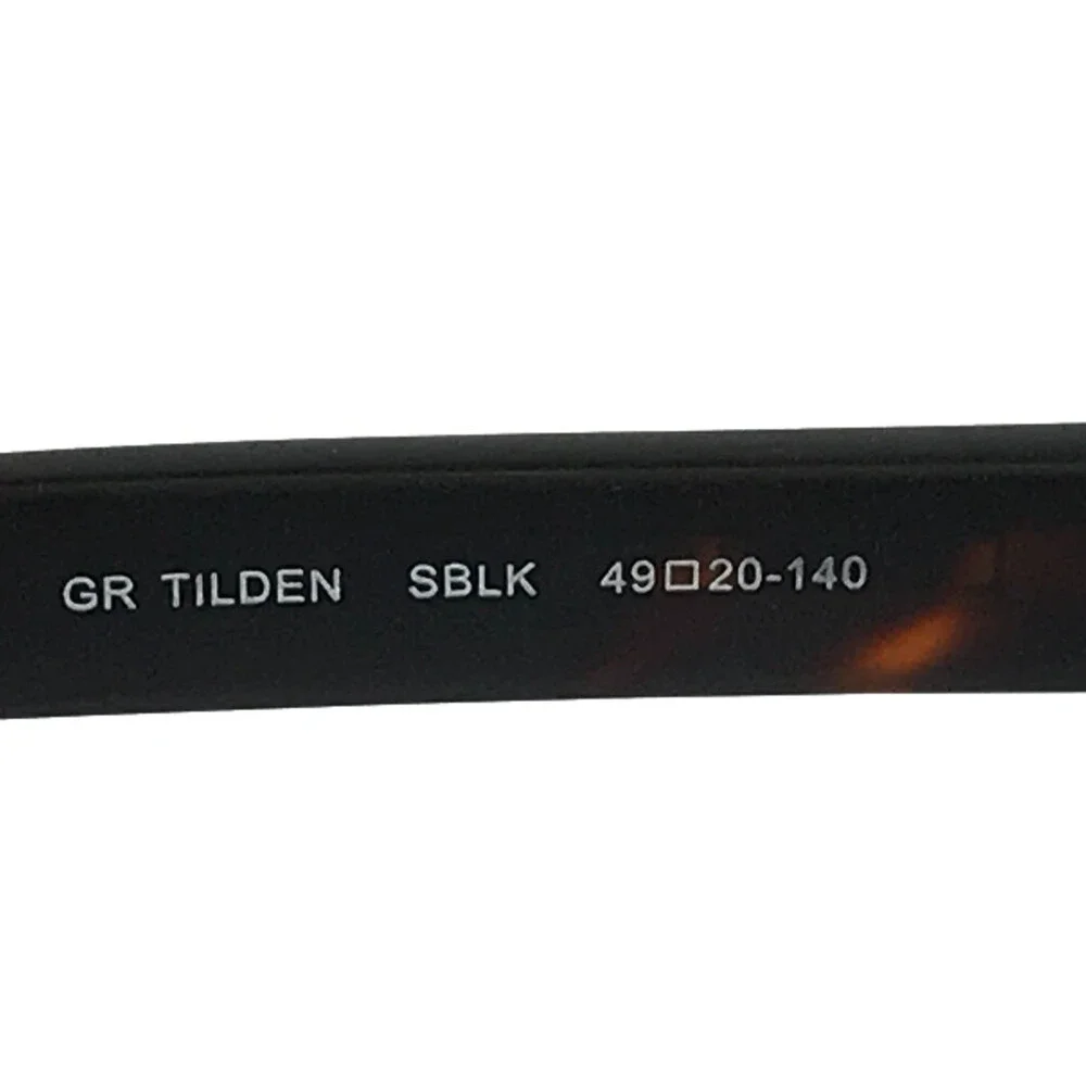 GANT Rugger Eyeglasses Frames GR TILDEN SBLK Satin Black Half Rim 49-20-140